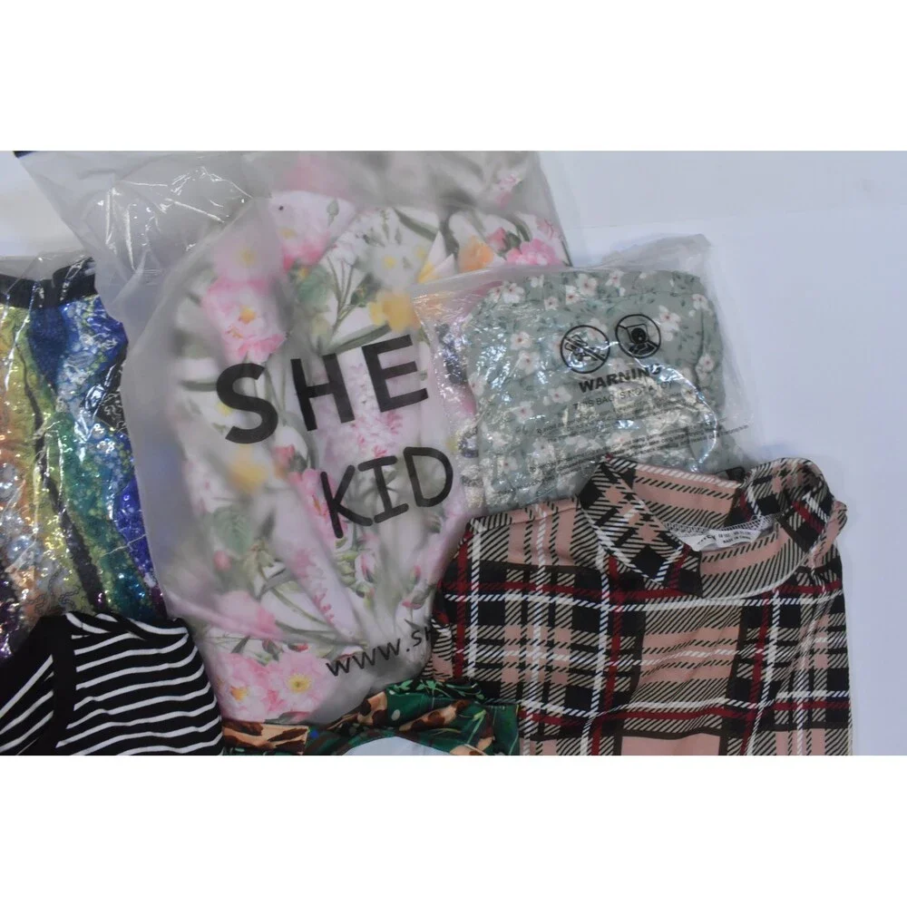 Wholesale Bulk Lot Of 11 Girls Size Large 10/12 Mixed Season Tops Bottoms